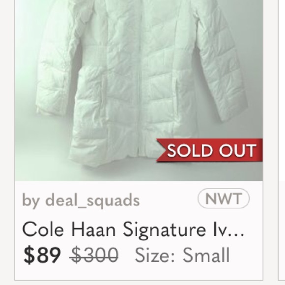 Cole Haan down quilted puffer winter coat - Picture 14 of 16